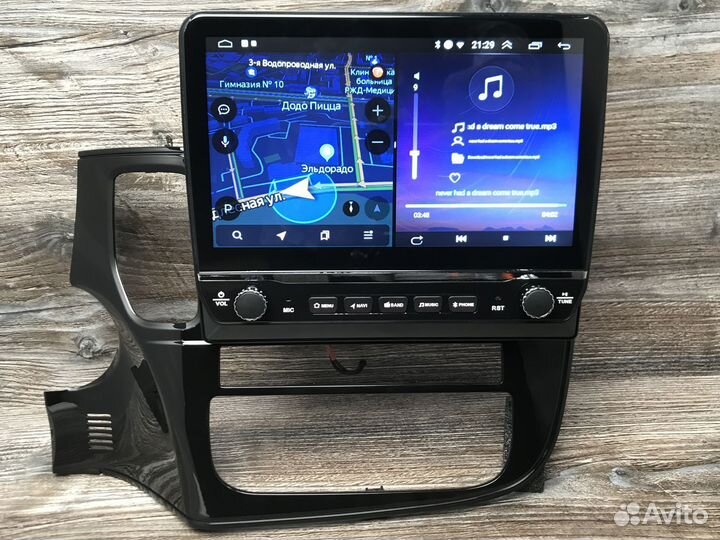 Магнитола на Mitsubishi Outlander 3