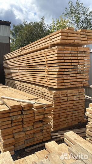 Доска обрезная 40х200х6000мм