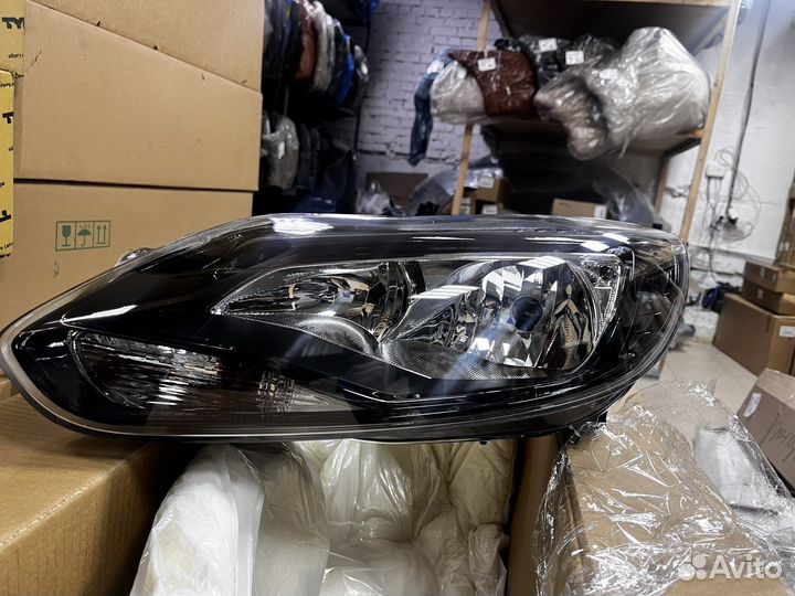 Фары Focus 3 Дорестайлинг Черные