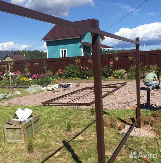 Забор, каркас