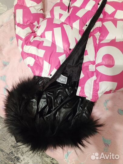 Розовая куртка зимняя Gulliver 170