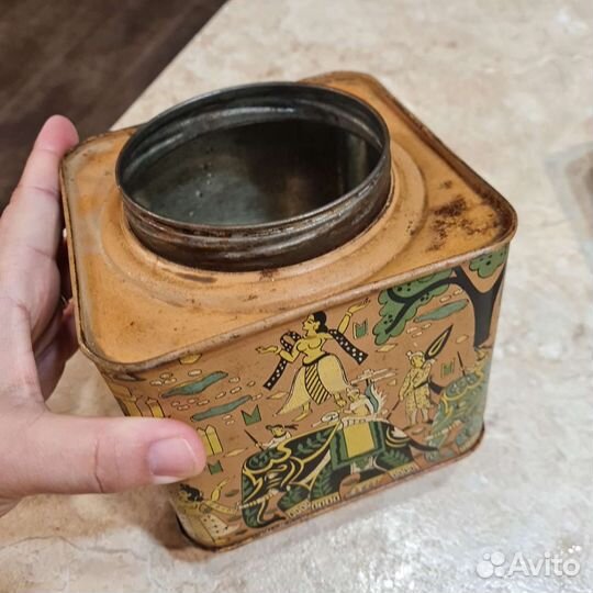 СССР жестяная банка из под чая