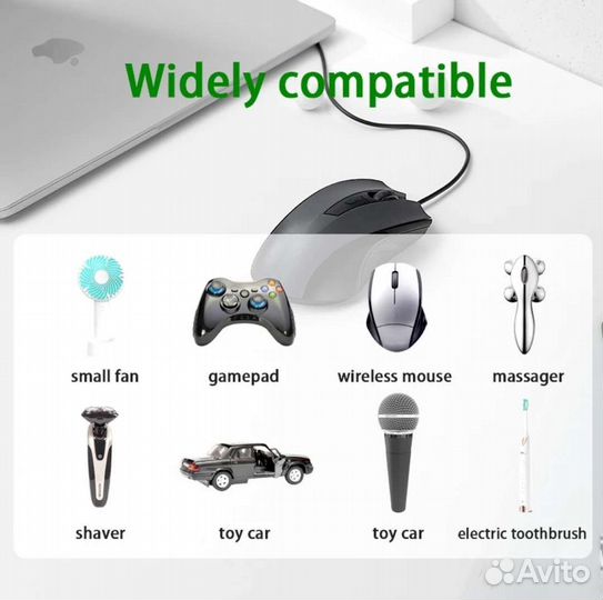 Аккумуляторные батарейки пальчиковые 2200mAh