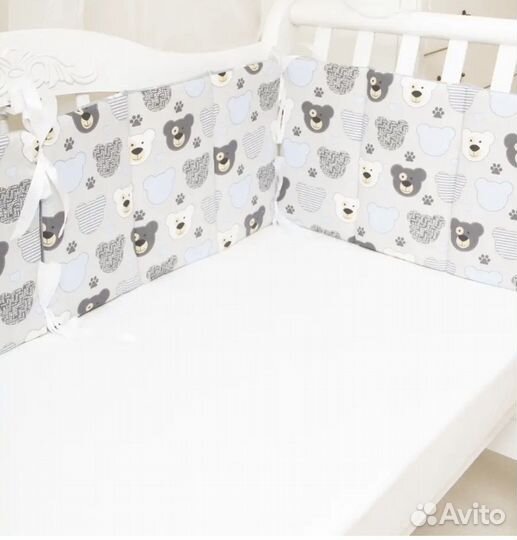 Бортики на детскую кроватку