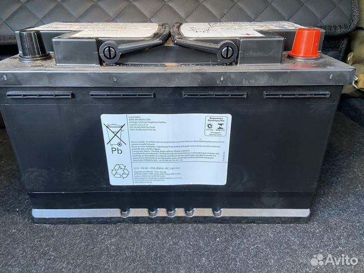 Аккумулятор agm 80 ah varta бу