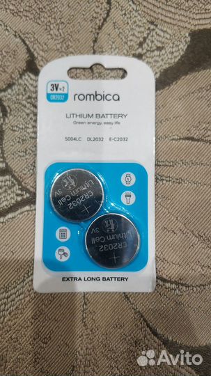 Батарейки CR2032 Rombica 3v