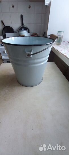 Кастрюля, ведро эмалир. сотейник