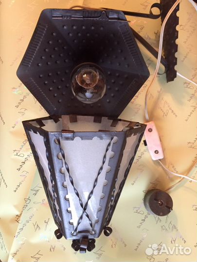 Светильник настенный «Фонарь», плафоны СССР