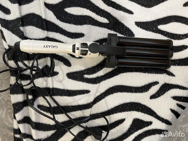 Плойка тройная для волос