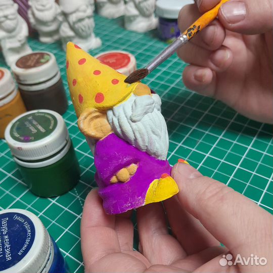 Четыре гнома для росписи