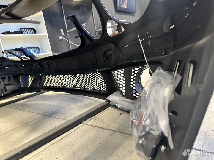 Mercedes benz w211 передний бампер amg 6.3