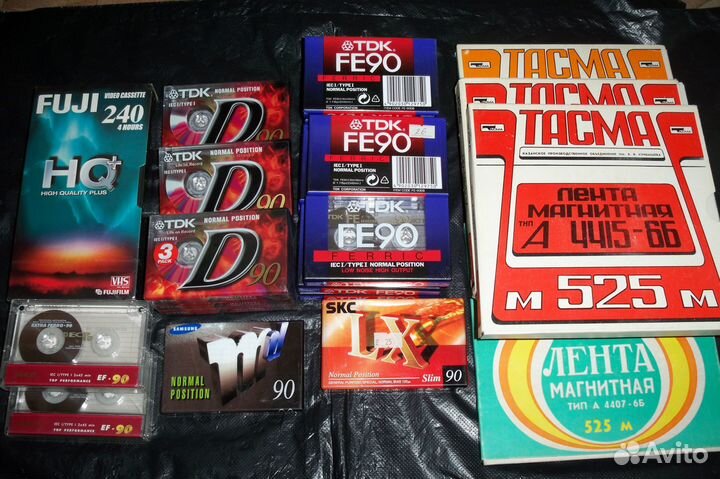 Аудиокассеты\Маг. катушки\Новые\Б\У\Видеокассета\