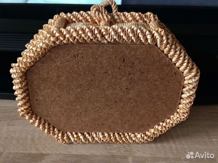 Шкатулка СССР плетёная