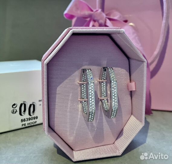 Новые Swarovski серьги Dextera оригинал