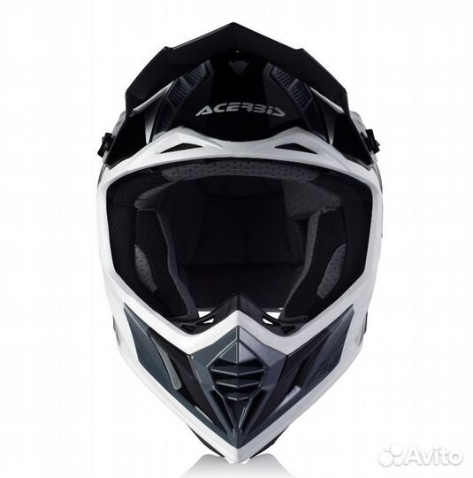 Мотошлем Acerbis X-track White/Black XXL
