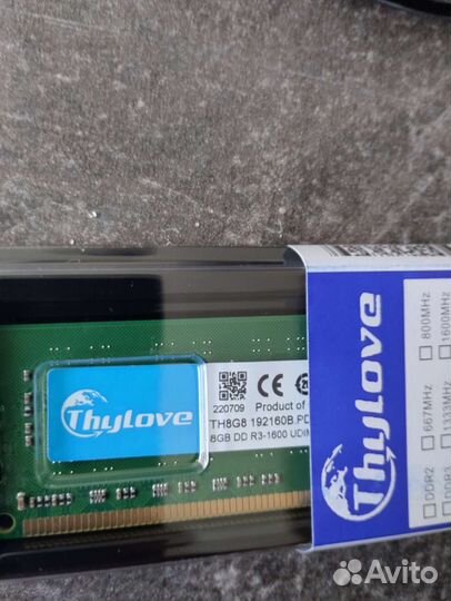 Оперативная память DDR3 8 GB новая
