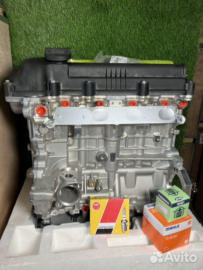 Новый мотор двигатель hyundai Solaris Kia Rio 1.6