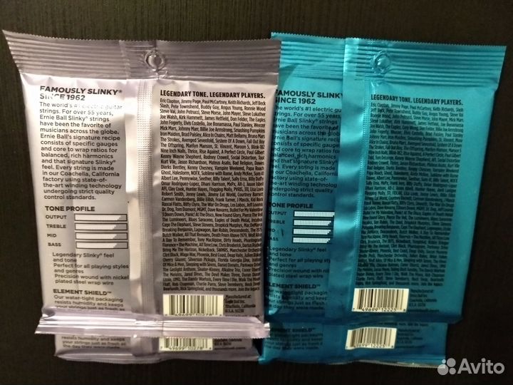 Струны для электрогитары и акустической гитары