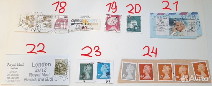 Почтовые марки стран мира. Часть 2