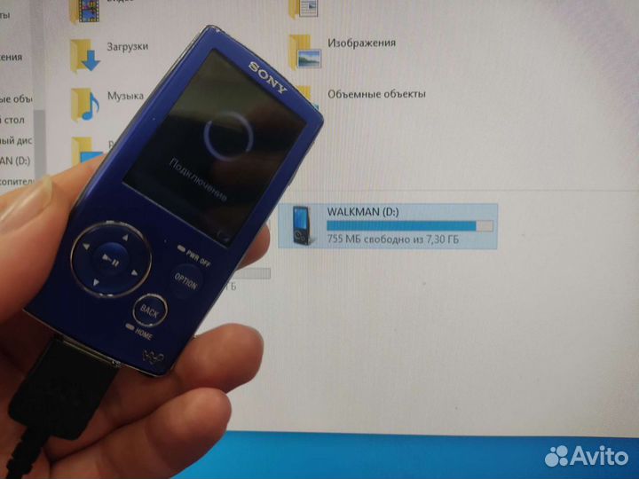 Mp3 плеер sony nwz-a818 8 gb