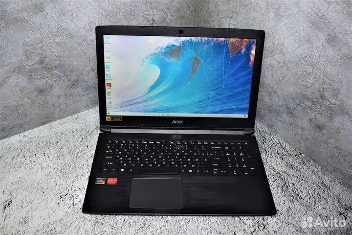 Ноутбук acer на Ryzen 3 2200U/ Radeon 2 gb/full HD