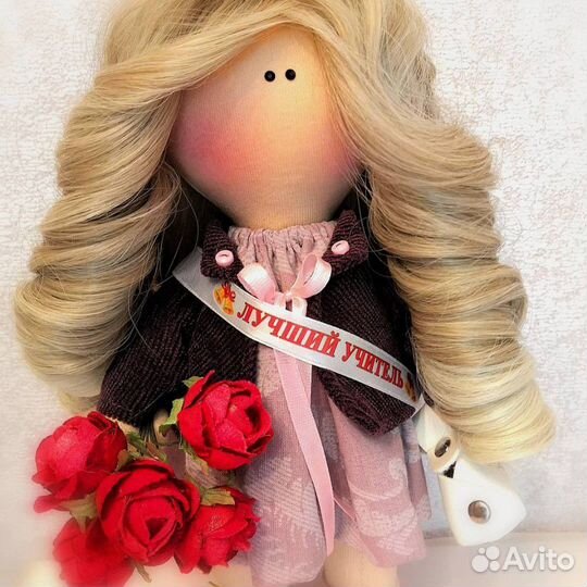 Кукла интерьерная, текстильная ручной работы