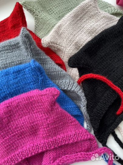 Шапка чепчик с ушками