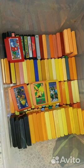 Картриджи приставки Денди и Сега