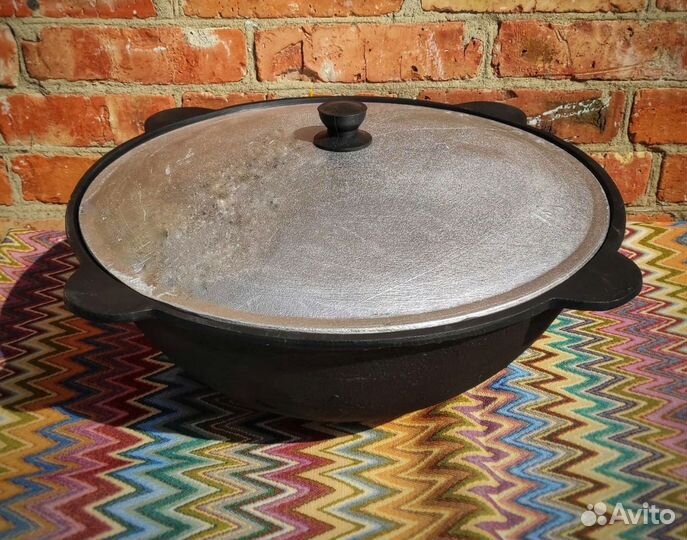 Казан чугунный 16 литров