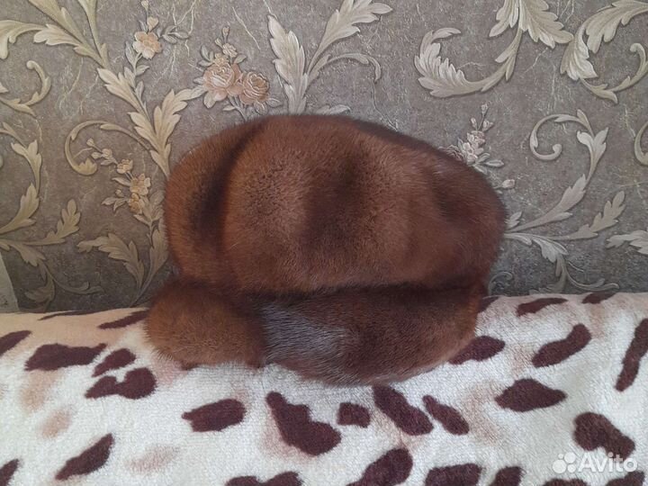 Шапка зимняя меховая женская норковая