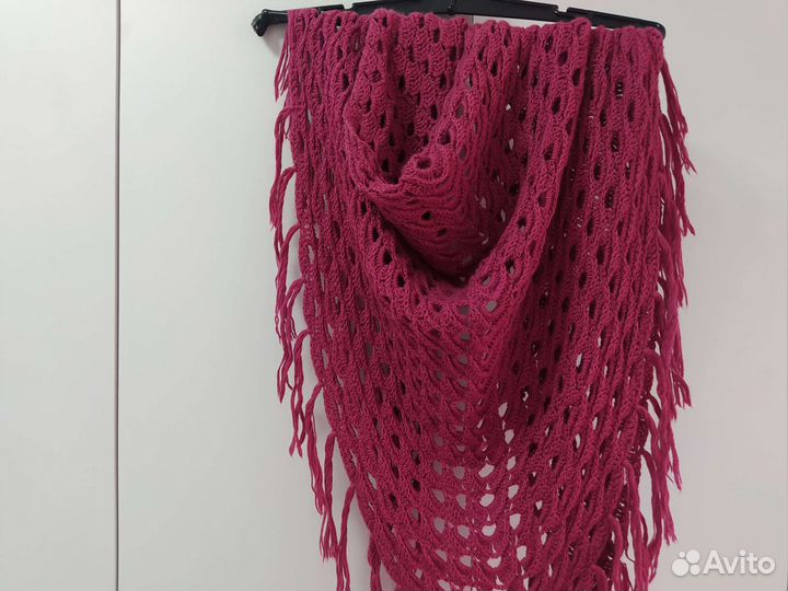 Пуховый платок паутинка