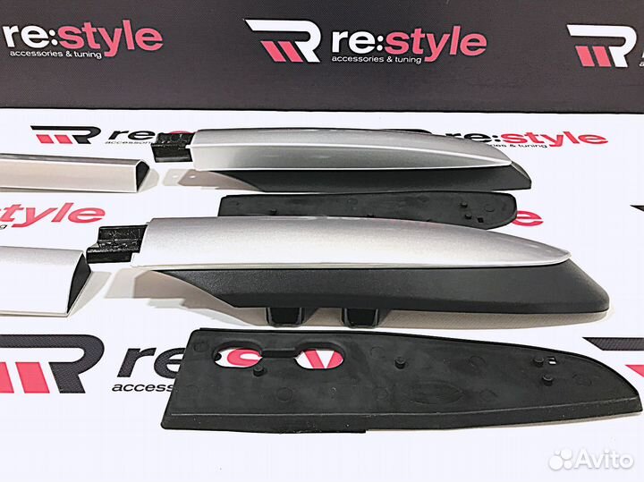 Рейлинги Toyota RAV4 (XA40) 12-19г Серебро