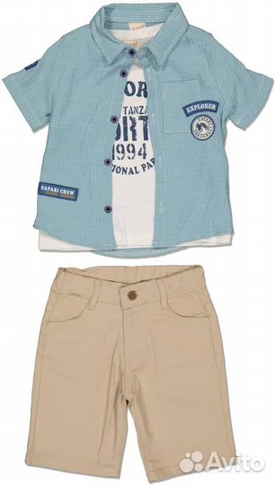 Летний костюм на мальчика на 2,3,4,5 лет