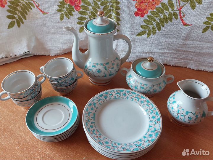 Кофейный сервиз керамика СССР