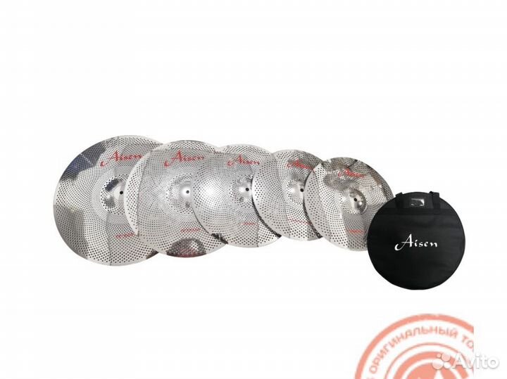 Сэт тихих тарелок для барабанов Aisen Set + Kingdo