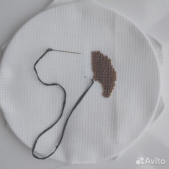 Набор для вышивания бисером Ежик riolis