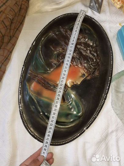 Гипсовое панно-картина СССР