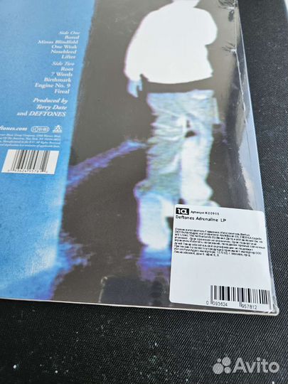 Deftones adrenaline Виниловая пластинка