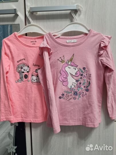 Детская одежда для девочек пакетом 104 110 116