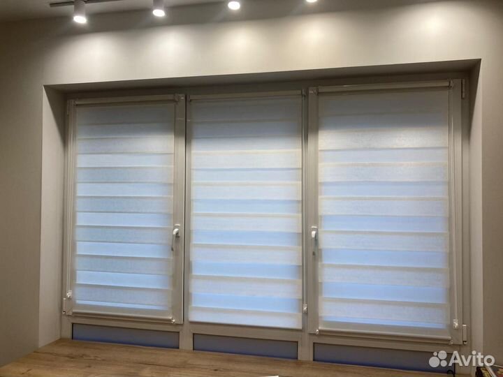 Рулонные шторы день ночь. Рулонные шторы 