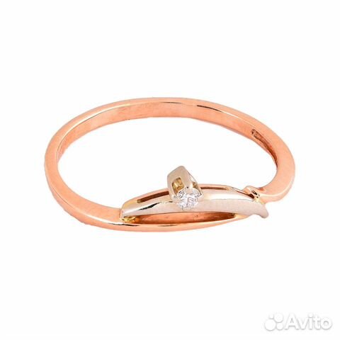 Кольцо Золото с бриллиантом