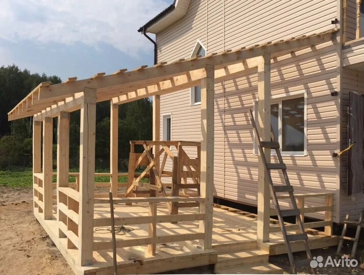 Терраса, веранда под ключ арт7