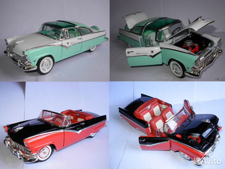 1:18 Модель Ford Lincoln в м-бе 1/18 разные металл