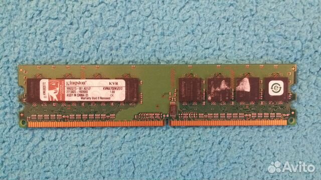 Kingston KVR667D2N5/512 DDR 2 оперативная память купить в Челябинске ...