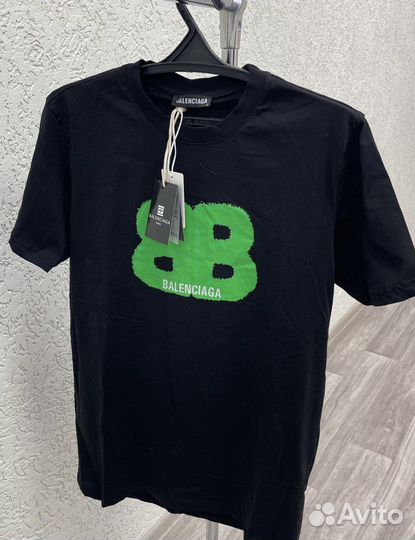 Футболка Balenciaga черная (S-2XL)