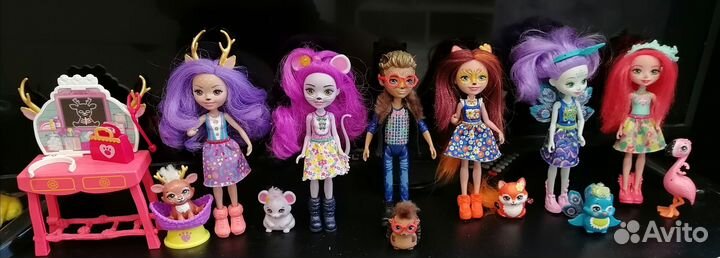 Куклы энчантималс/Домик для кукол