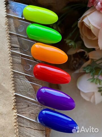 Набор неоновых баз 6 штук