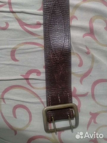 Мужской кожаный ремень