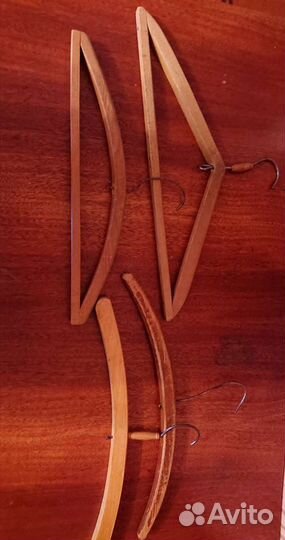 Вешалки-плечики деревянные, ретро