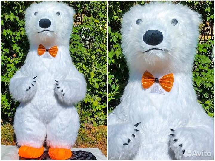 Бахилы для надувного медведя